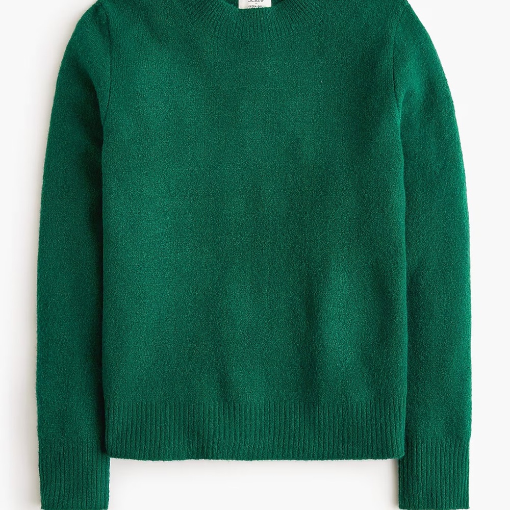 J. Crew Deep Teal S NWT Extra Soft Pullover